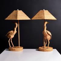 Pair of Mario Lopez Torres Crane Table Lamps - Sold for $1,408 on 11-04-2023 (Lot 892).jpg